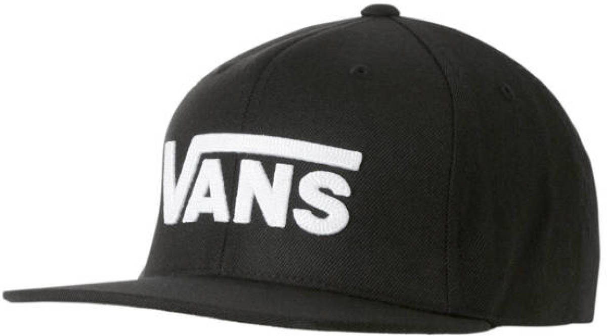 Vans pet met logo borduursel zwart