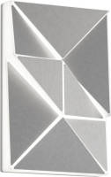 BES LED Led Wandlamp - Wandverlichting - Trion Trupoz - 10w - Aanpasbare Kleur - Rechthoek - Mat Chroom - Aluminium