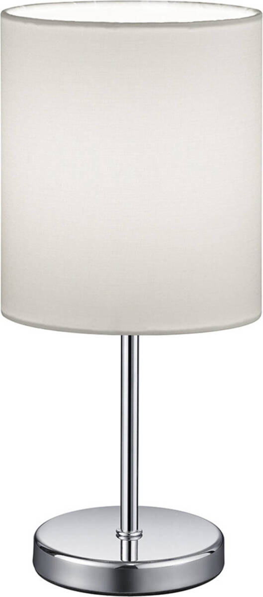 BES LED Led Tafellamp - Tafelverlichting - Trion Jiron - E14 Fitting - Rond - Mat Wit - Aluminium