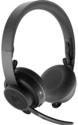 Logitech UC Zone Wireless Plus Headset Draadloos Hoofdband Kantoor/callcenter Bluetooth Grafiet