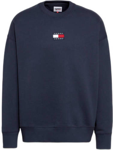 Tommy Jeans sweater met biologisch katoen twilight navy