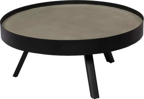 VidaXL Salontafel met betonnen tafelblad 74x32 cm