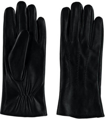 Sarlini leren handschoenen zwart