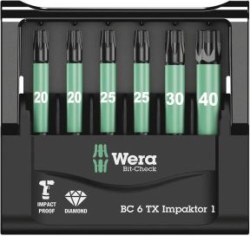 Wera Bit-Check 6 TX Impaktor 1