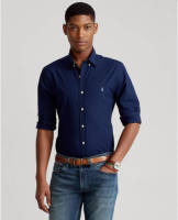 Polo ralph lauren regular fit overhemd newport navy