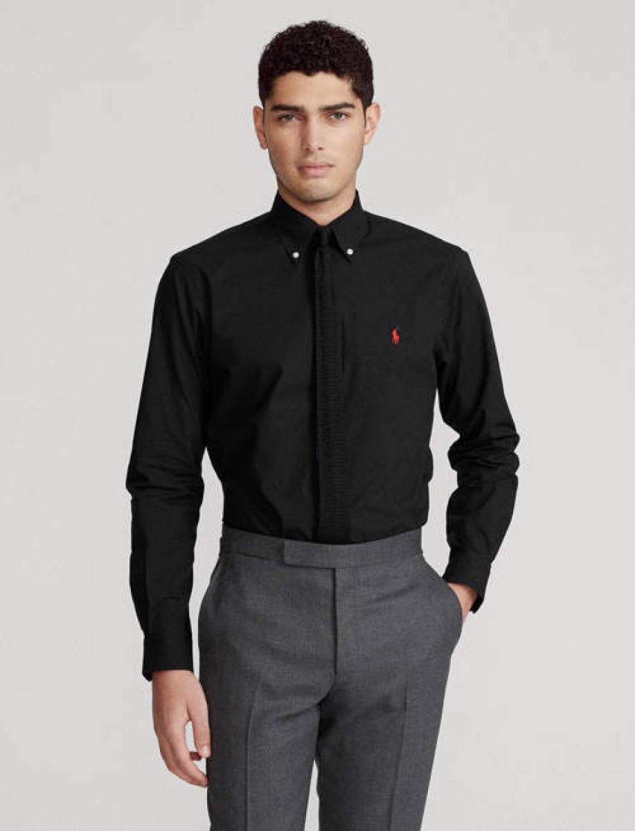 Polo ralph lauren regular fit overhemd black