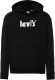 Levi's hoodie met logo caviar