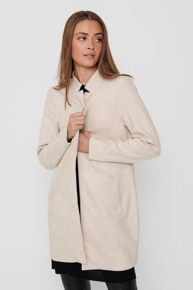 Only coat tussen ONLSOHO beige