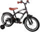 Volare Black Cruiser 14 inch kinderfiets