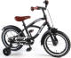 Volare Black Cruiser 14 inch kinderfiets