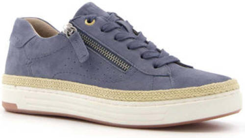 Jana suède sneakers blauw