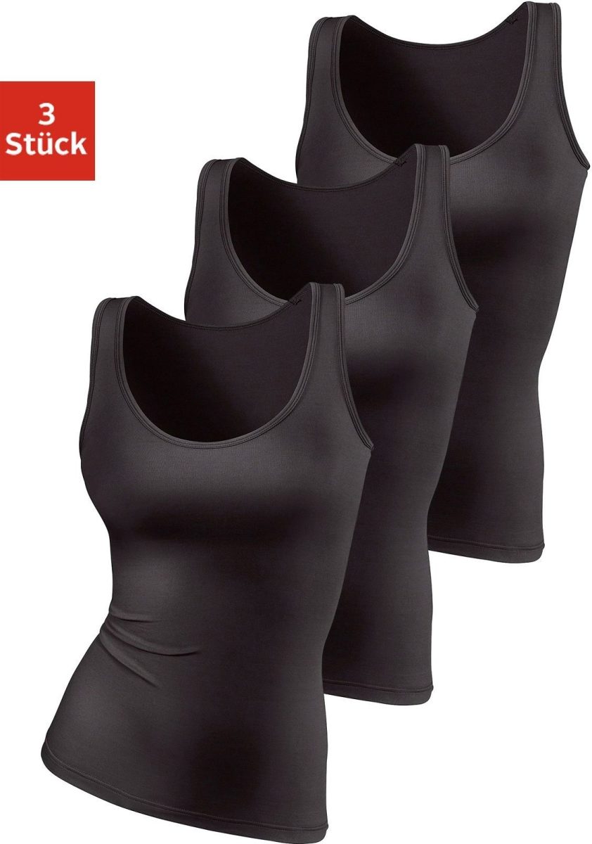 vivance active Hemd van zacht microvezel (Set van 3)