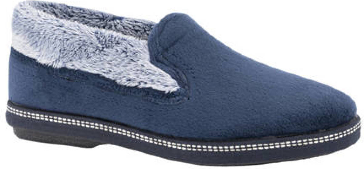Casa mia pantoffels blauw
