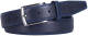 Profuomo leren riem donkerblauw