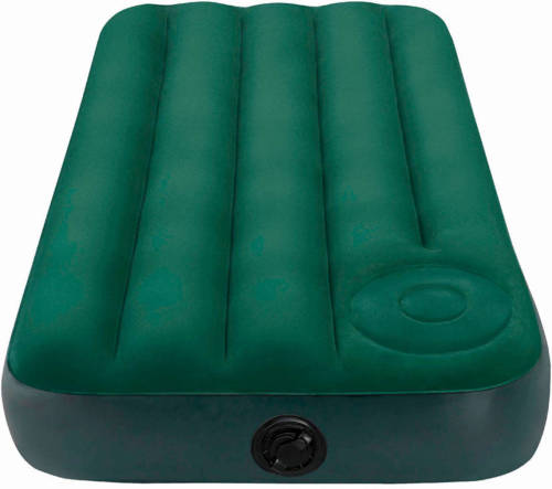Intex 1-persoon luchbed met ingebouwde voetpomp
