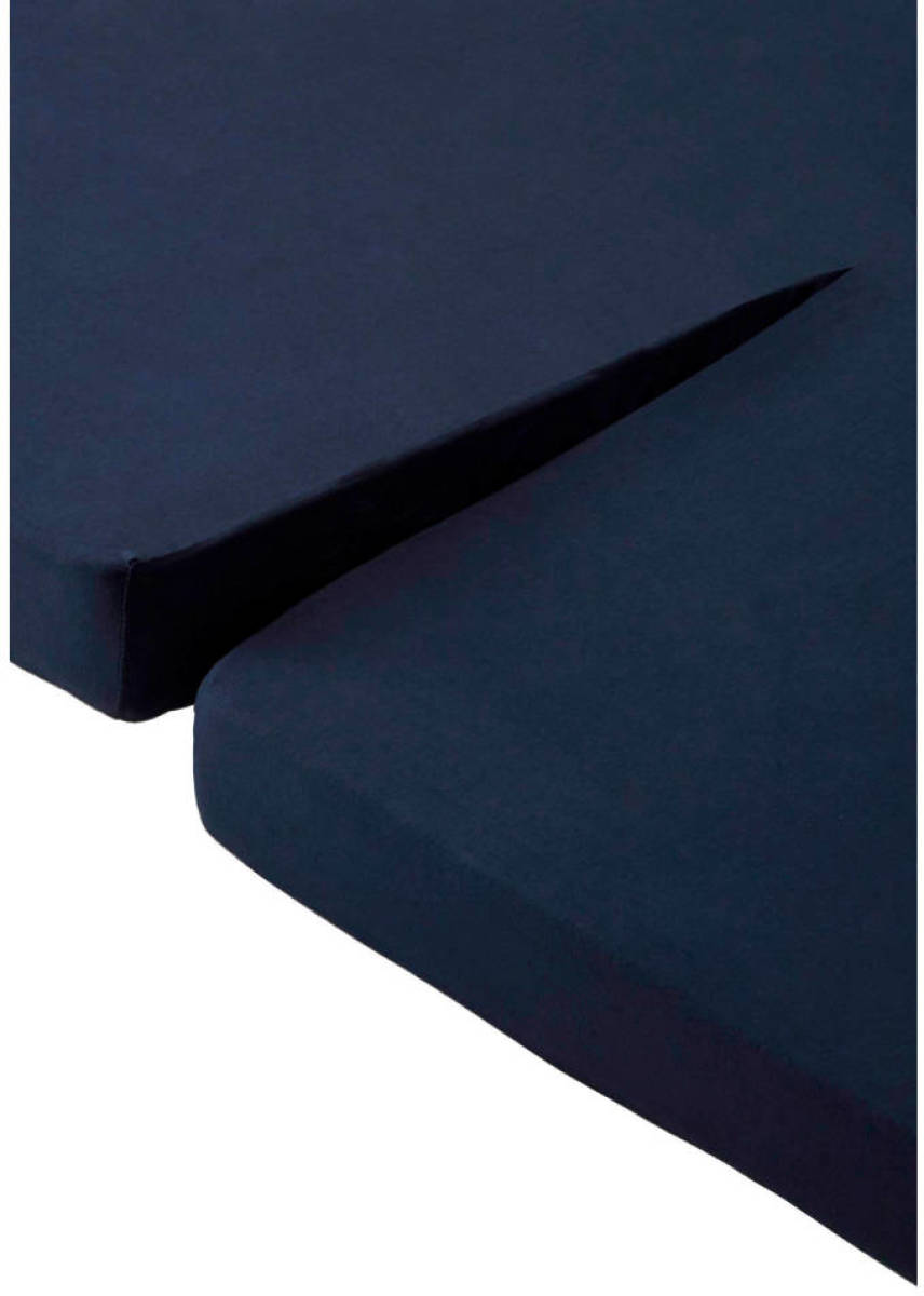 Beddinghouse jersey splithoeslaken topmatras Donkerblauw