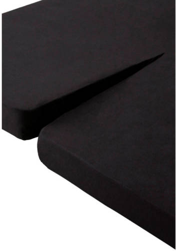 Beddinghouse jersey splithoeslaken topmatras Zwart