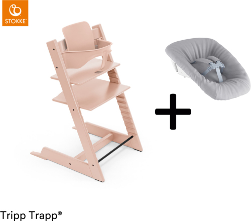 Stokke ® Tripp Trapp® Compleet + Newborn Set™ - Serene Pink