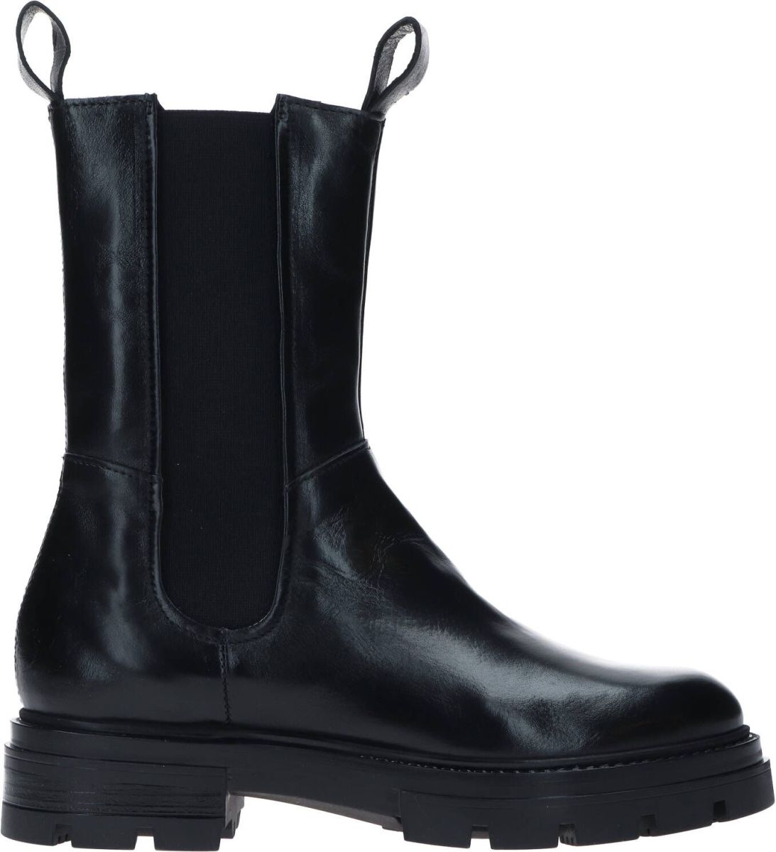 Mjus Beatrix M79203 hoge leren chelsea boots zwart