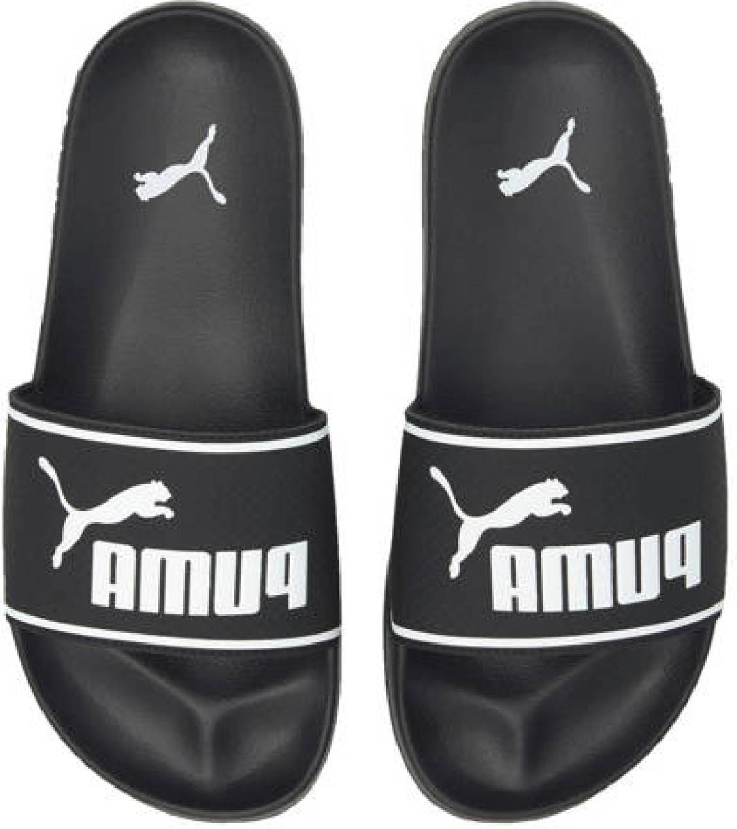 Puma Leadcat 2.0 badslippers zwart/wit