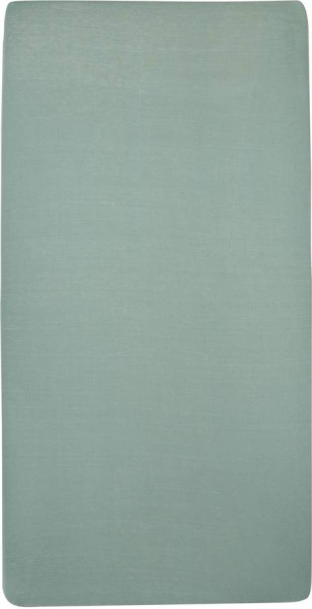 Meyco jersey hoeslaken peuterbed 70x140/150 cm Stone green