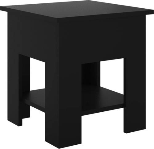 VidaXL Salontafel 40x40x42 cm bewerkt hout zwart