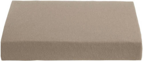 Ambiante jersey split hoeslaken Taupe