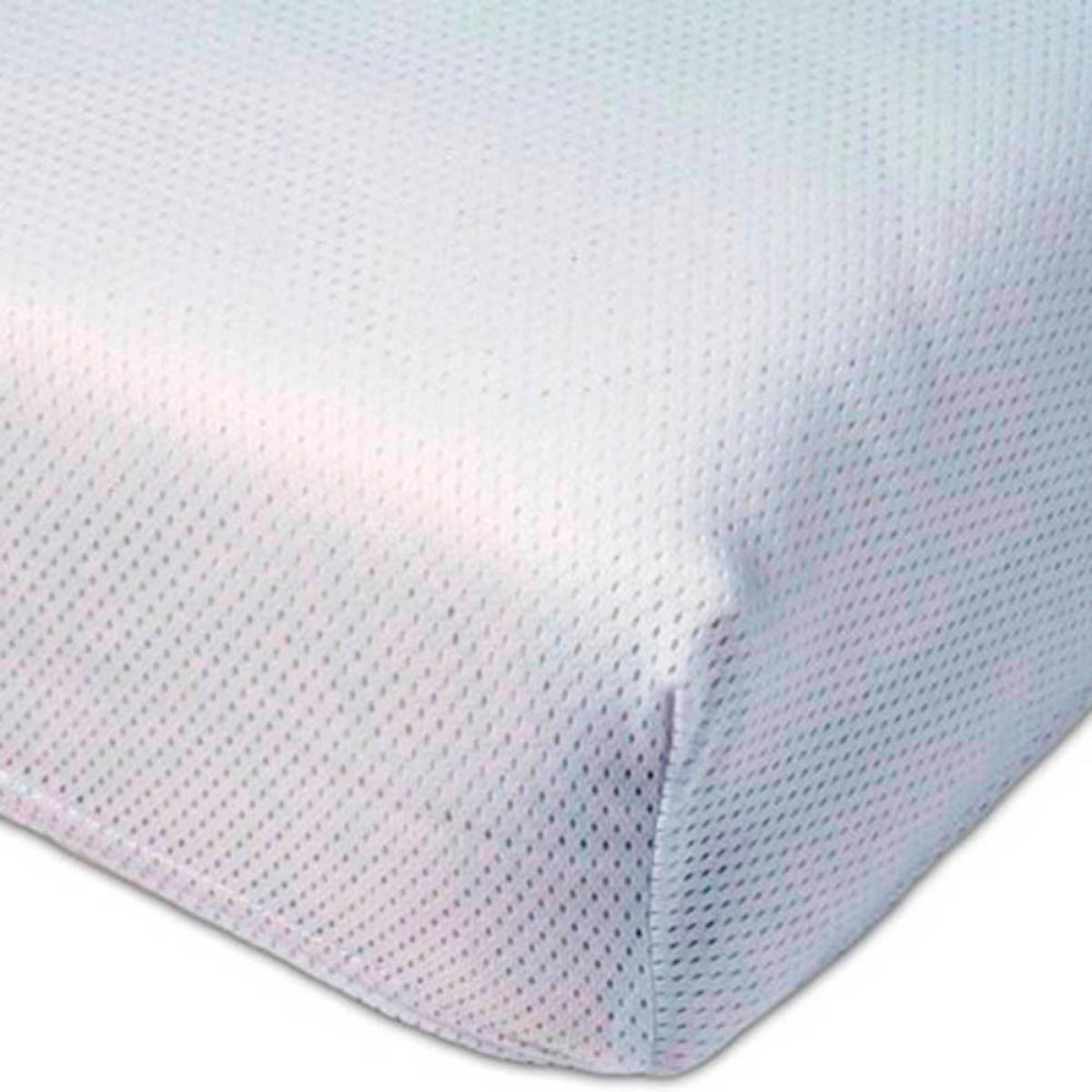 ABZ Polyether ledikant hoeslaken Airgosafe 60x120 cm WIT