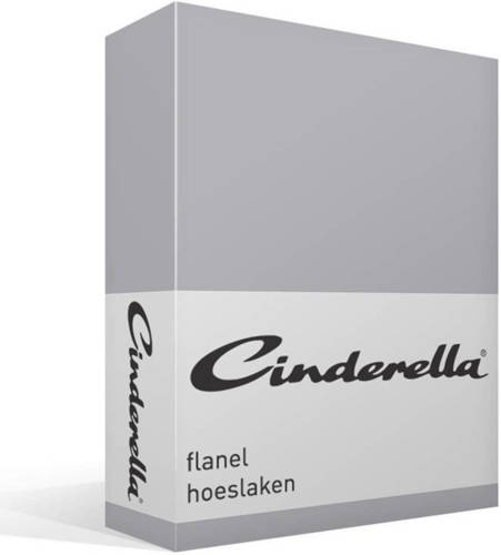 Cinderella flanellen hoeslaken Lichtgrijs