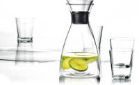 Eva Solo Karaf Drupvrij 1 liter + 4 Glazen 25 cl