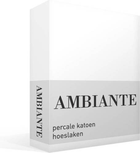 Ambiante katoenen hoeslaken Wit