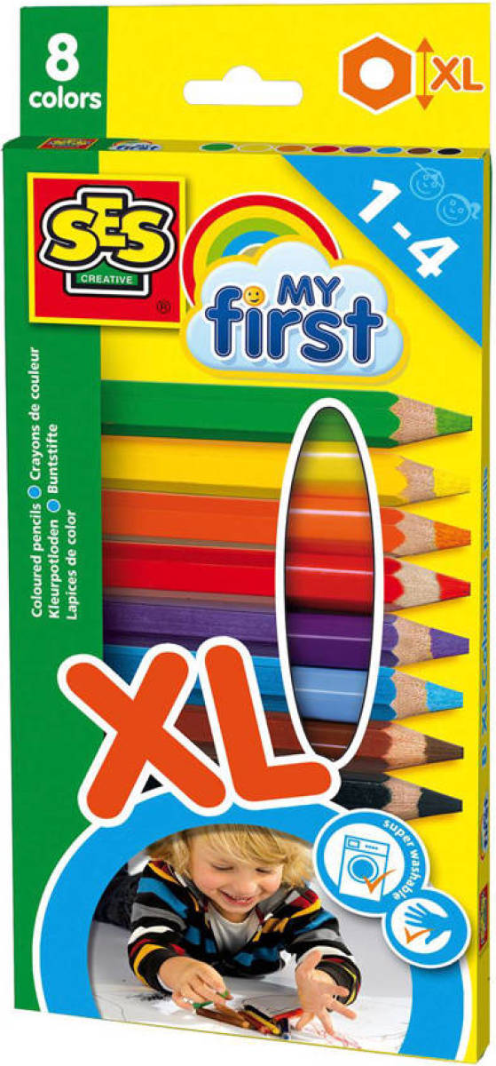 Ses My first XL kleurpotloden (8 st.)
