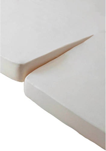 Beddinghouse jersey splithoeslaken topmatras Offwhite