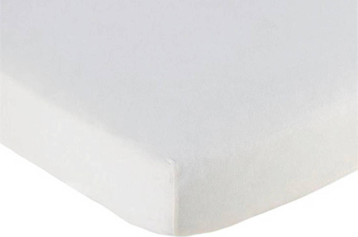 Briljant Baby katoenen jersey hoeslaken 70x140 cm Wit