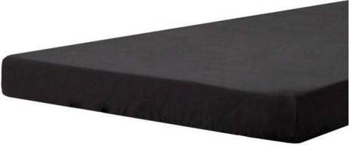 Beddinghouse perkalkatoenen hoeslaken topmatras Zwart