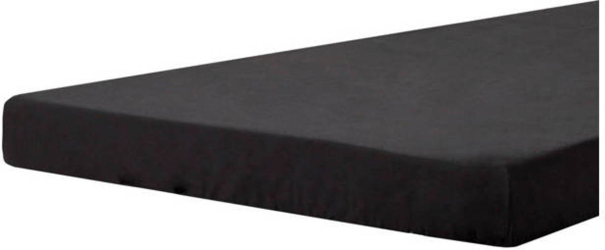 Beddinghouse perkalkatoenen hoeslaken topmatras Zwart