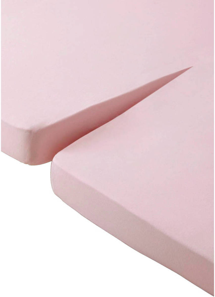 Beddinghouse jersey splithoeslaken topmatras Zacht roze