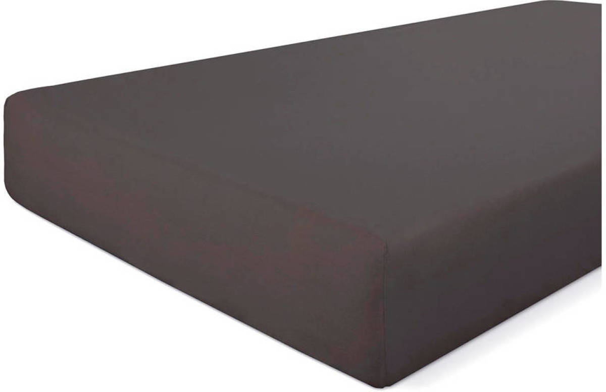 Walra katoenen hoeslaken Antraciet