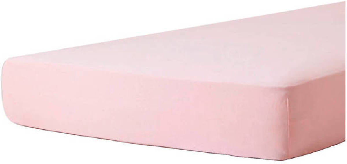 Beddinghouse jersey premium hoeslaken Lichtroze