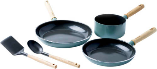 Greenpan Mayflower pannenset (3-delig)