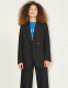 JJXX blazer JXMARY van gerecycled polyester zwart