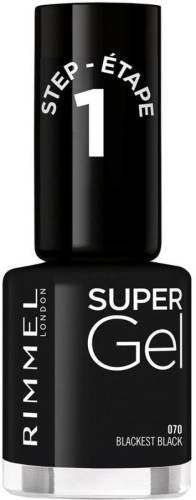 Rimmel London SuperGel nagellak - 070 Metallics Halloween Black