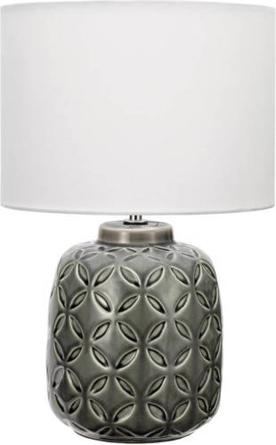 Pauleen Glowing Bloom Tafellamp - E14 - Grijs/wit