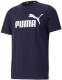 Puma sport T-shirt donkerblauw/wit