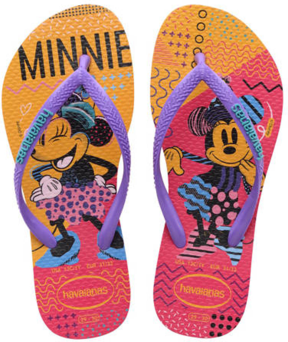 Havaianas Kids Disney Cool teenslippers paars/multi