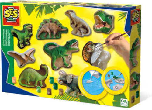 Ses Gieten en schilderen Dinowereld