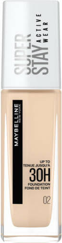 Maybelline New York SuperStay 30H Active Wear Foundation - 02 Naked Ivory - 30ml