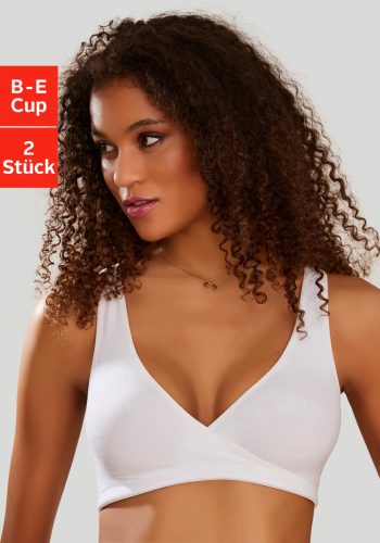 PETITE FLEUR Soft-bh in leuke wikkel-look (leent zich ook voor het voeden)