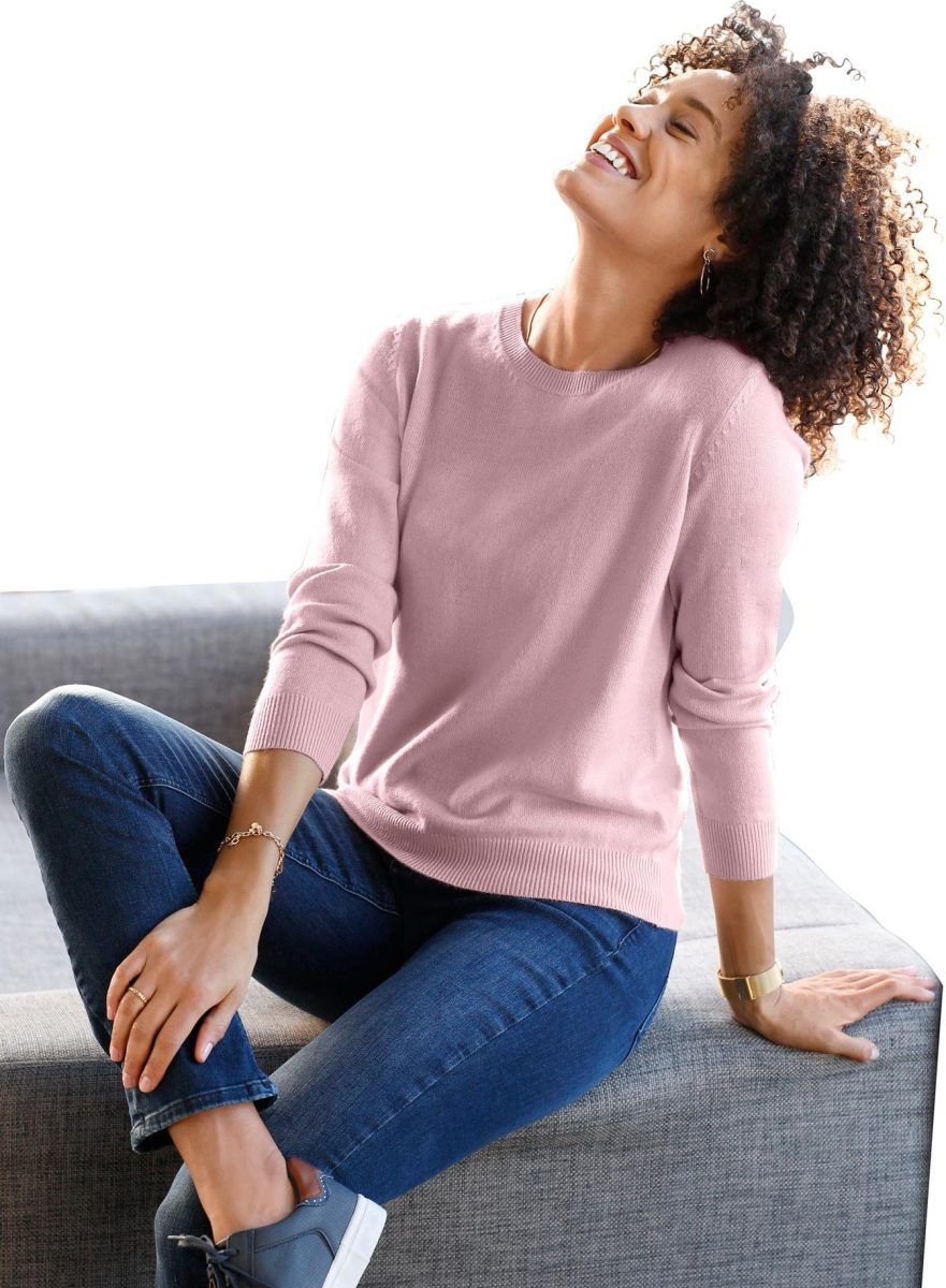 Classic Basics Trui met ronde hals Trui