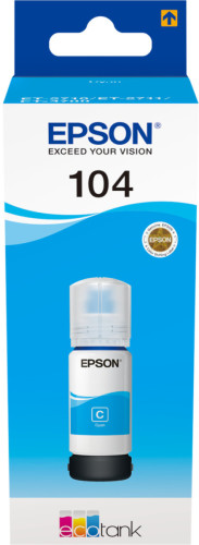 Epson 104 Inktflesje Cyaan